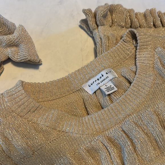 Current Air Metalic Puff MIDI Dress - Picture 9 of 9